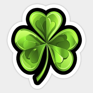 Shamrock St Patricks Sticker